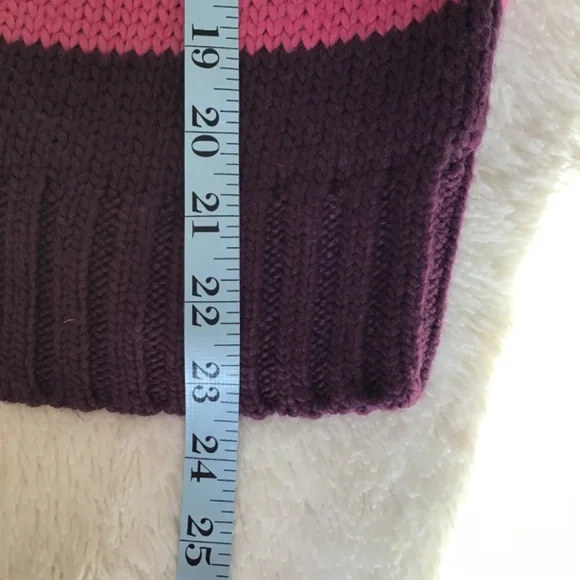 Gap Women Size SM Rainbow Colorblock Wool Crewneck Sweater Multi Stripe Winter - Picture 9 of 9